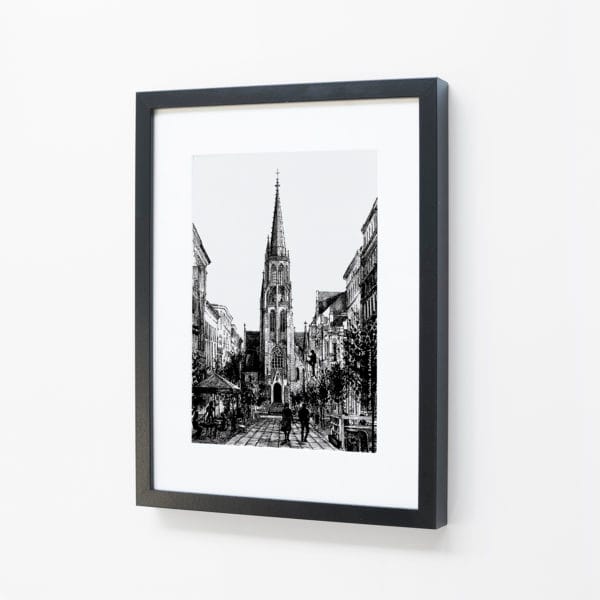 Ulica Mariacka i Kościół Rzymskokatolicki p.w. Niepokalanego Poczęcia