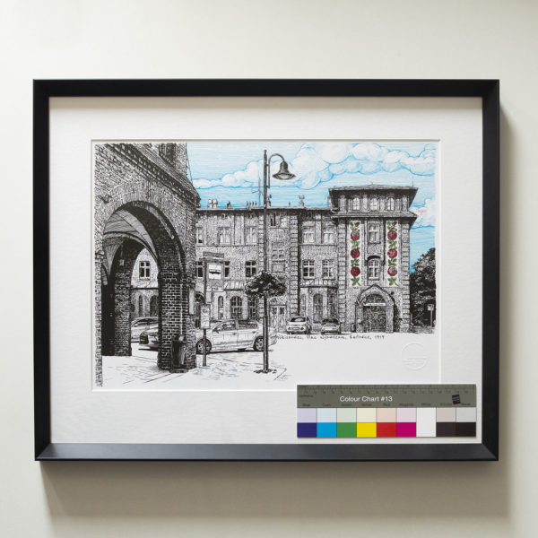 Grafika 'Nikiszowiec, Plac Wyzwolenia' - edycja specjalna nr 100