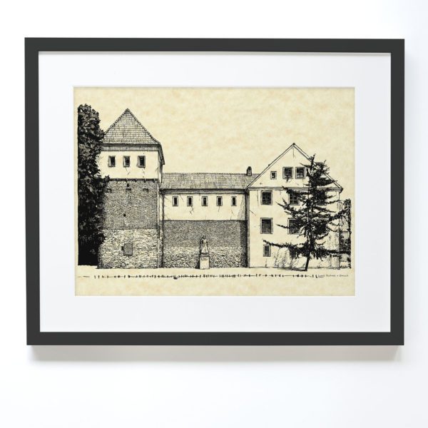 Grafika 'Zamek Piastowski w Gliwicach'